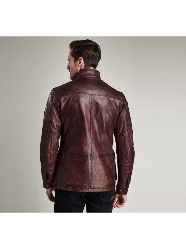 barbour international john leather jacket