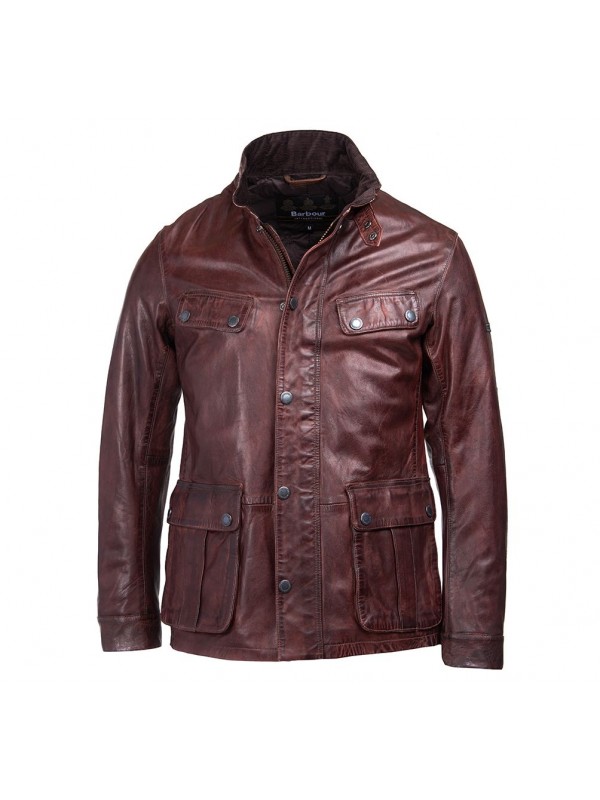 barbour john leather jacket