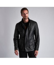 barbour international paul leather jacket