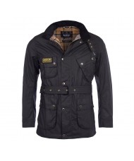 barbour international hatch wax jacket
