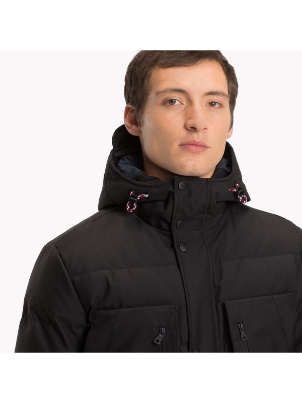 heavy canvas down parka tommy hilfiger