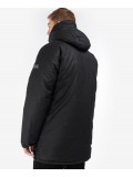 Barbour International Duke Parka Wax Jacket In Black - MWX1837BY91