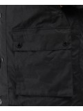 Barbour International Duke Parka Wax Jacket In Black - MWX1837BY91