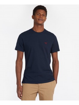 Barbour Small Logo Crew Neck Sports T Shirt In Navy Blue - MTS0331NY91