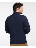 Barbour Tisbury Zip Through Jumper In Navy - MKN1341NY91