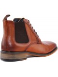 Justin Reess Chance Lace Up Chelsea Boot In Tan