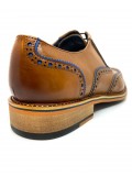 Justin Reess Corey Lace up Brogues In Tan 