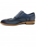 Justin Reess Corey Lace up Brogues In Blue