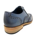 Justin Reess Corey Lace up Brogues In Blue