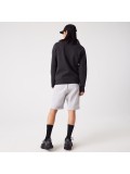 Lacoste Men’s Regular Fit Brushed Fleece Zippered Sweatshirt In Dark Grey - SH9622 00 EL6