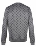 Luke Gazzas Tears Overprint Sweatshirt In Smoke Grey - M620373