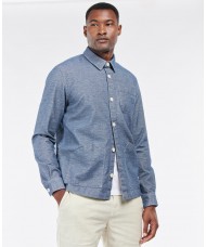 Barbour Carew Overshirt In Blue -  MOS0206NY91