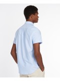 Barbour Oxford Short Sleeved Shirt In Pale Blue - MSH5313BL32