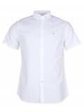 Barbour Oxford Short Sleeved Shirt In White - MSH5313WH11