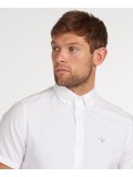 Barbour Oxford Short Sleeved Shirt In White - MSH5313WH11