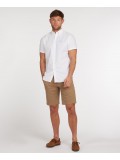 Barbour Oxford Short Sleeved Shirt In White - MSH5313WH11