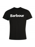 Barbour Crew Neck Logo Tee In Black - MTS0531BK31