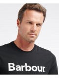 Barbour Crew Neck Logo Tee In Black - MTS0531BK31
