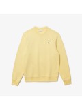 Lacoste Men’s Crew Neck Cotton Blend Sweatshirt In Yellow SH1505 00 BZY