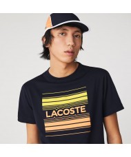 Lacoste Men's Sport Stylized Logo Print Organic Cotton T-shirt -  TH0851-00-166