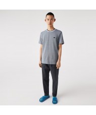 Lacoste Men’s Crew Neck Premium Cotton T Shirt In Blue - TH1783-00 BDV