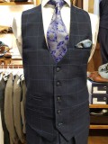 Marc Darcy Single Breasted Edinson Waistcoat Navy Sky