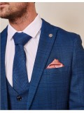 Marc Darcy "Jerry" Blue Check Single Breasted Blazer