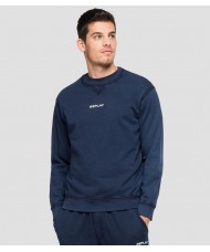Replay BIO PACK Organic cotton crewneck sweatshirt In Navy M6058 .000.23158G