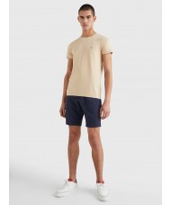 Tommy Hilfiger Organic Cotton Slim Fit T-Shirt In Clayed Pebble - Style MW0MW10800 MB5