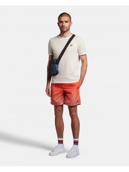 Lyle & Scott Ombre Swim Shorts In Red SH1600V