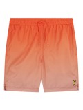 Lyle & Scott Ombre Swim Shorts In Red SH1600V