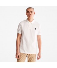 Timberland Men's Millers River Pique Polo Shirt for Men in White - TB 0A26N4100