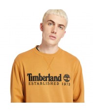 Timberland Men's Outdoor Heritage Crewneck Sweatshirt for Men in Dark Yellow - TB 0A2FEQP47