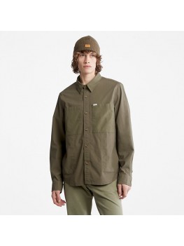 Timberland Men's Outdoor Heritage Overshirt for Men in Dark Green - TB 0A2JBAA58
