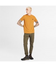 Timberland Men's Dunstan River Slim Fit T Shirt In Dark Yellow - TB 0A2BPRP47