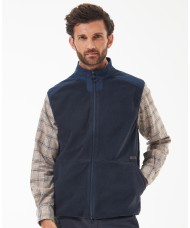 Barbour Country Fleece Gilet In Navy Blue - MFL0146NY72