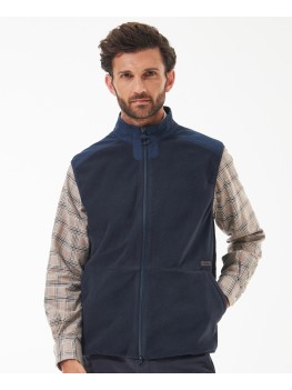Barbour Country Fleece Gilet In Navy Blue - MFL0146NY72