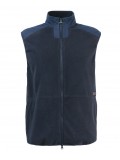 Barbour Country Fleece Gilet In Navy Blue - MFL0146NY72