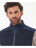 Barbour Country Fleece Gilet In Navy Blue - MFL0146NY72