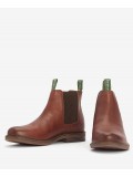 Barbour Farsley Chelsea Boots In Teak - MF00244BR78