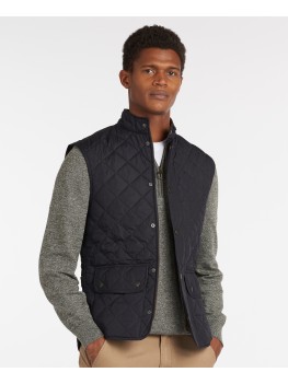 Barbour Lowerdale Quilted Gilet In Navy Blue - MGI0042NY71