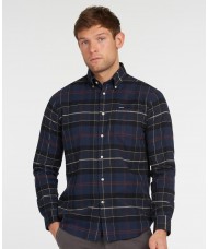 Barbour Men's Lutsleigh Check Tailored Fit Shirt In Navy Marl - MSH4989NY91