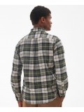 Barbour Men's Kyelock Check Tailored Fit Shirt In Forest Mist - MSH5014TN16