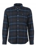 Barbour Men's Kyelock Check Tailored Fit Shirt In Black Slate - MSH5014TN17