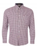 Barbour Men's Padshaw Check Tailored Fit Shirt In Rich Red- MSH5027RE33