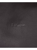 Barbour Medium Leather Travel Explorer Holdall - Chocolate Brown -  UBA0008BR91