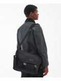 Barbour Wax Messenger Bag In Black - UBA0573BL31