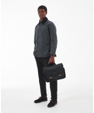 Barbour Wax Messenger Bag In Black - UBA0573BL31