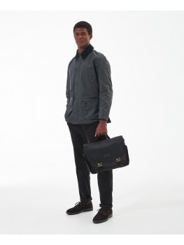 Barbour Wax Messenger Bag In Black - UBA0573BL31