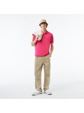 Lacoste Men's Classic Fit L1212 Polo Shirt In Fushia Pink